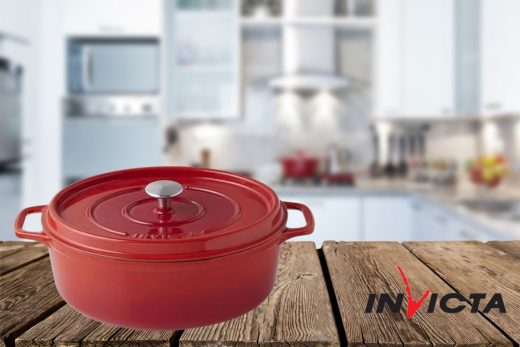 Cocotte fonte ovale INVICTA - Arts de la table